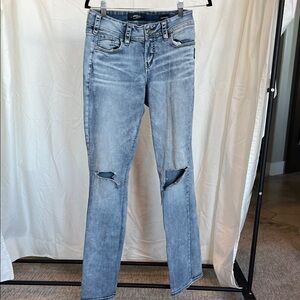 Silver Elyse Denimotion Y2K bootcut 27x32